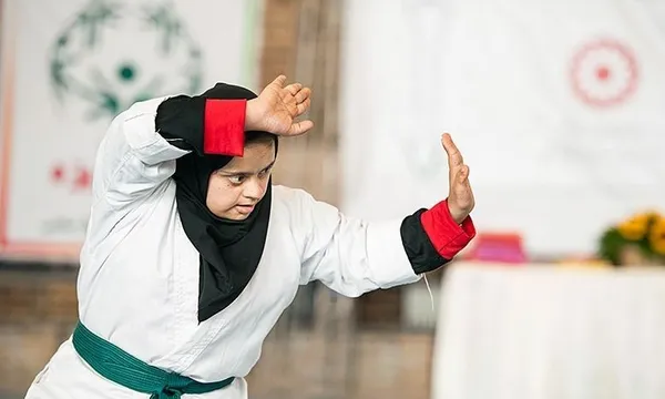 مسابقات المپیک ویژه کم توانان ذهنی-گلستان./TASNIM
