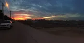 غروب خورشید در خرمشهر