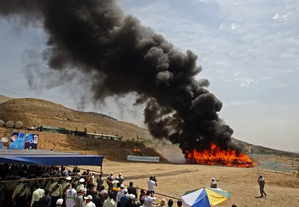بیش از ۵۰ هزار کیلوگرم مواد مخدر و روانگردان (پنجشنبه) به مناسبت روز جهانی مبارزه با مواد مخدر با حضور معاون اول رئیس جمهوری در دانشگاه علوم انتظامی نابود شد./IRNA
