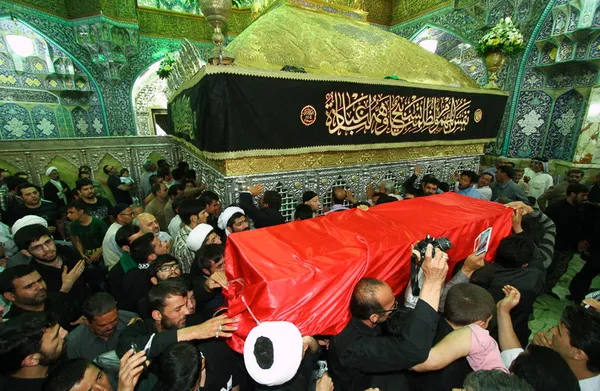 تشییع پیکر شهید مدافع حرم حضرت زینب (س) - قم/ISNA
