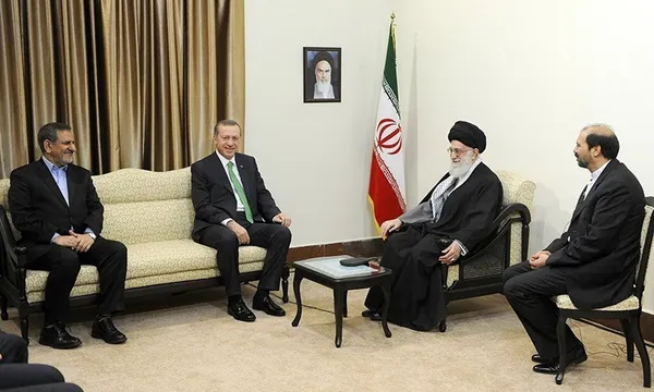 دیدار رجب طیب اردوغان با مقام معظم رهبری/leader.ir
