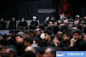 عکس: مراسم عزاداری شب عاشورای حسینی در جوار محل شهادت قائد شهید