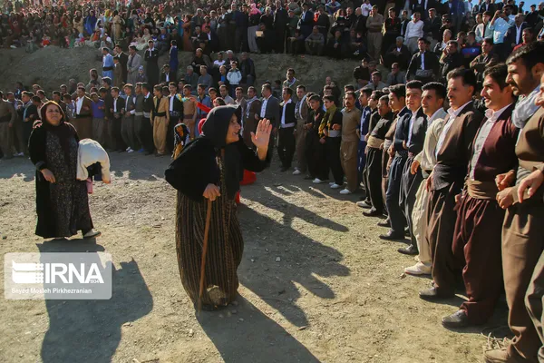 مراسم نوروز در کردستان روستای بوریدر