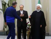گزارش تصویری دیدار تیم ملی فوتبال با رییس جمهور