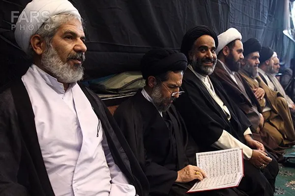 حجت الاسلام ابوترابی در مراسم ترحیم پدر سعید حدادیان