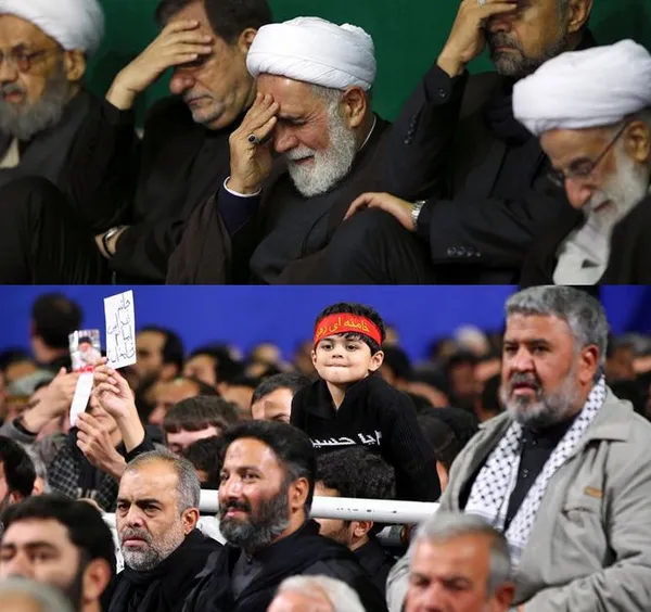 عزاداری شام غریبان در حسینیه امام خمینی (ره)./Leader O.W
