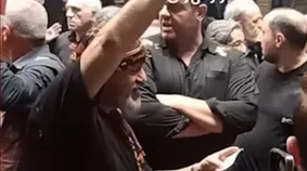میانداری مهران غفوریان در مراسم عزاداری امام حسین