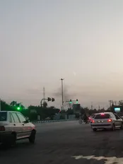 دود ناشی از آتش انفجار در اهواز