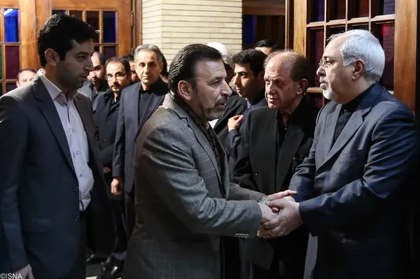 محمود واعظی وزیر ارتباطات و فناوری اطلاعات و محمد جواد ظریف وزیر امور خارجه