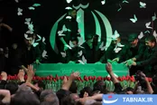 عکس: مراسم وداع با پیکر رهبر شهید انقلاب در محل شهادت