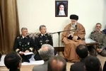 دیدار فرماندهان نیروی دریایی با رهبر انقلاب