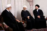 مسئولان نظام در منزل رییس‌‌جمهور
