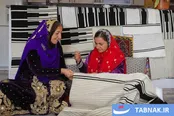 عکس: چوقا بافی زنان بختیاری
