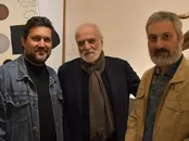 عکس: ارژنگ امیرفضلی، آیدین آغداشلو و حامد بهداد در کانادا