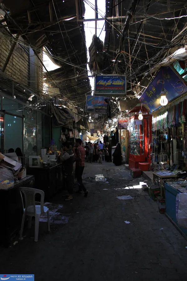 نمایی از بازار کربلا