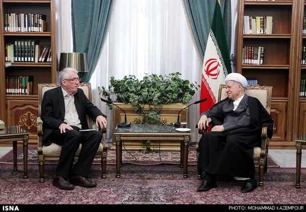 دیدار نماینده سازمان ملل در امور پناهندگان در ایران با آیت&zwnj;الله هاشمی رفسنجانی