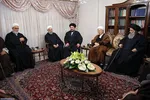 مسئولان نظام در منزل رییس‌‌جمهور