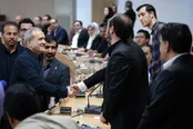 عکس: دیدار رئیس‌جمهور با اصحاب رسانه به مناسبت روز خبرنگار