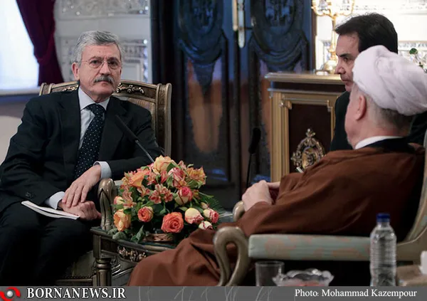 دیدار نخست وزیر اسبق ایتالیا با آیت الله هاشمی رفسنجانی