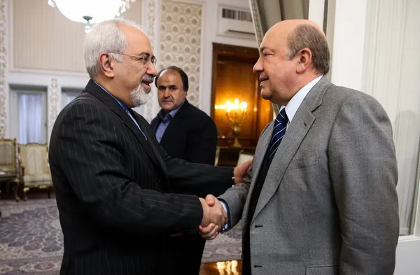 &zwnj;دیدار ایگور ایوانف، دبیر شورای عالی امنیت ملی و وزیر خارجه پیشین روسیه با محمدجواد ظریف/ایسنا&zwnj;
