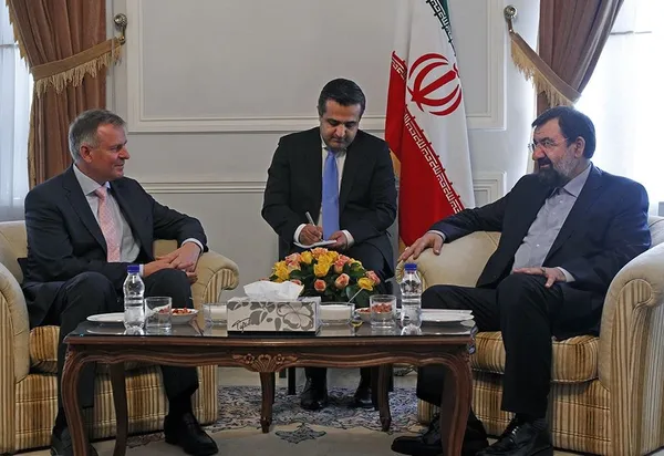 &laquo;فریدریش اشتیفت&raquo; سفیر کشور اتریش در تهران سه شنبه با محسن رضایی دبیر مجمع تشخیص مصلحت نظام دیدار کرد./ISNA
