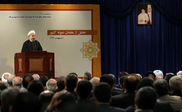 تجلیل ازمعلمان نمونه کشور با حضور روحانی/President Official Website

