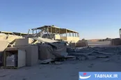 عکس: خسارات حمله ایران به پایگاه آمریکایی «برج ۲۲»