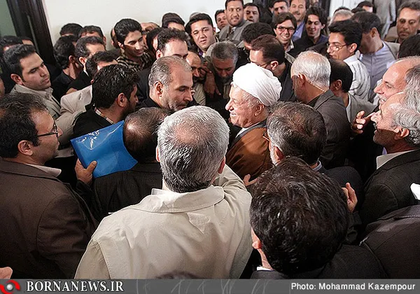 دیدار جمعی از مردم استان فارس و شهرستان بم با آیت الله هاشمی رفسنجانی