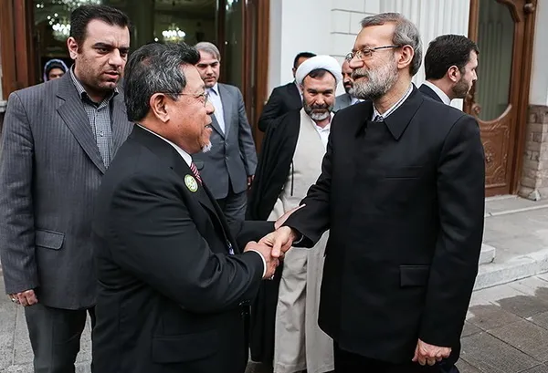 دیدار رئیس مجلس مالزی با لاریجانی/تسنیم
