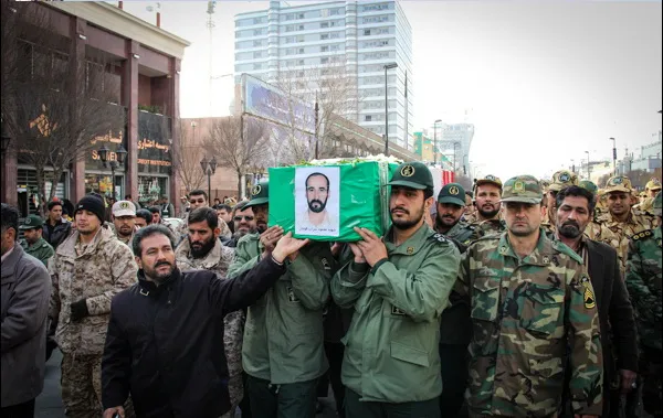 تشییع پیکر شهید محمود سراب قوچان