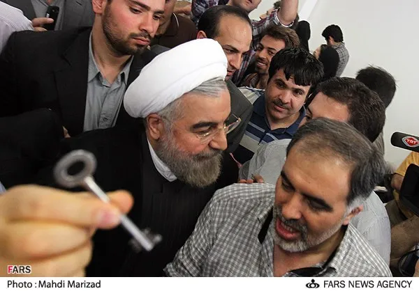 حسن روحانی نامزد یازدهمین دوره انتخابات ریاست جمهوری پس از پایان نشست خبری