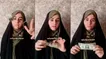 ویدیوی جنجالی آتش زدن دلار توسط دختر سوپرانقلابی