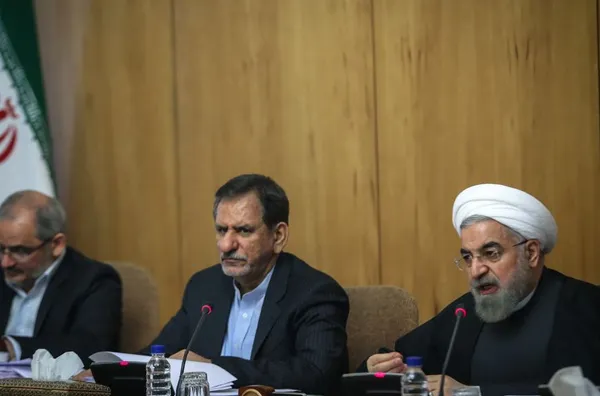 جلسه هیأت دولت صبح چهارشنبه به ریاست حجت الاسلام حسن روحانی رئیس جمهور برگزار شد./MNA
