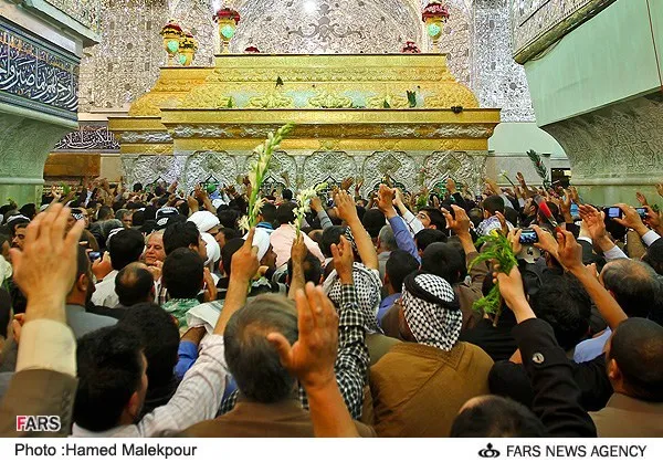 رونمایی از ضریح حرم امام حسین (ع)،  سه شنبه ۱۵-۱۲-۹۱