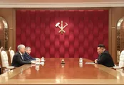 رئیس دومای روسیه پیام پوتین را به کیم رساند