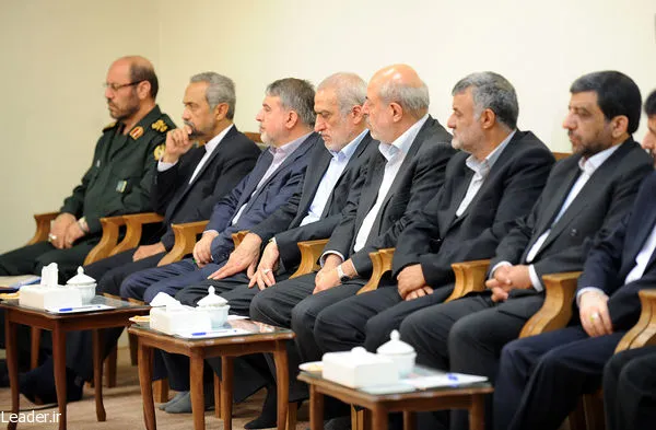 دیدار رهبر انقلاب با هیات دولت