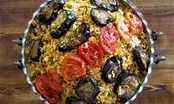 طرز تهیه بادمجان پلو