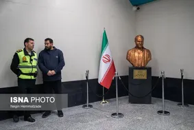 سردیس سردارسلیمانی در ایستگاه جدید مترو