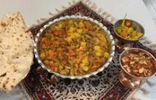 طرز تهیه خوراک سیب زمینی و گوجه