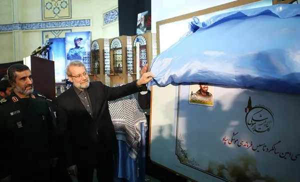 مراسم یادواره شهدای موشکی و سومین سالگرد شهادت سردار شهید حسن طهرانی مقدم روز دوشنبه با حضور &laquo;علی لاریجانی&raquo; رئیس مجلس شورای اسلامی برگزار شد./MNA
