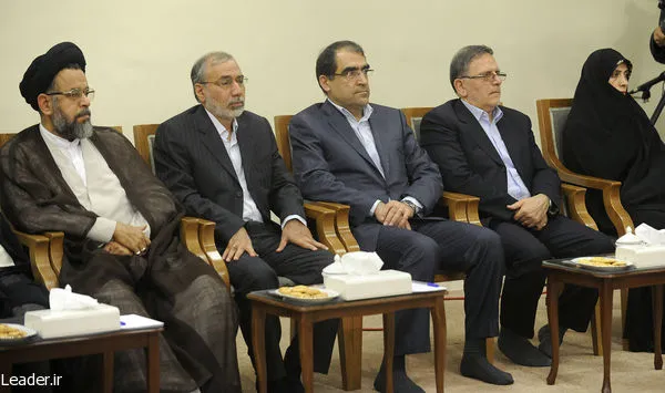 دیدار رهبر انقلاب با هیات دولت