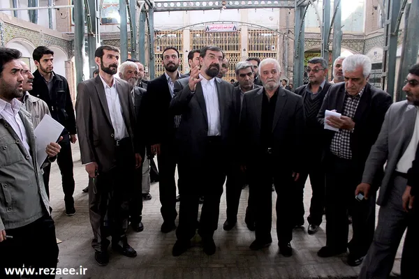 حضور رضایی در گلزار شهدا و نماز جمعه سمنان