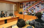 نشست خبری مربیان راه آهن،پرسپولیس و صبا