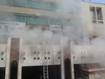 آتش‌سوزی در بازار اهواز