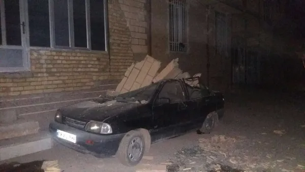 خسارات زلزله در جوانرود