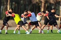 بازیکن جنجالی در تمرین پرسپولیس + عکس