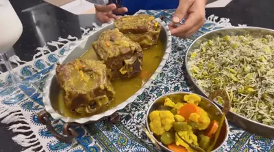 طرز تهیه باقالی پلو با گردن