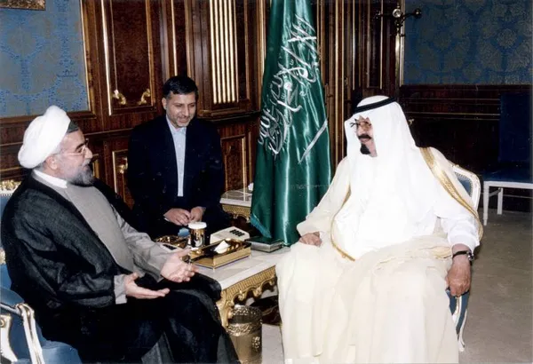ملاقات با ملک عبدالله پادشاه عربستان - ریاض ١٣٨٤/٣/٢٢
