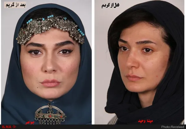 مینا وحید که در سریال بانوی عمارت شخصیت جواهر را ایفا می&zwnj;کرد.