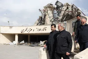 بازدید پزشکیان از آثار حملات به مجموعه ورزشی آزادی